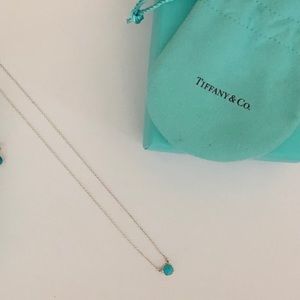 Tiffany&Co Turquoise & Sterling Silver 16”necklace
